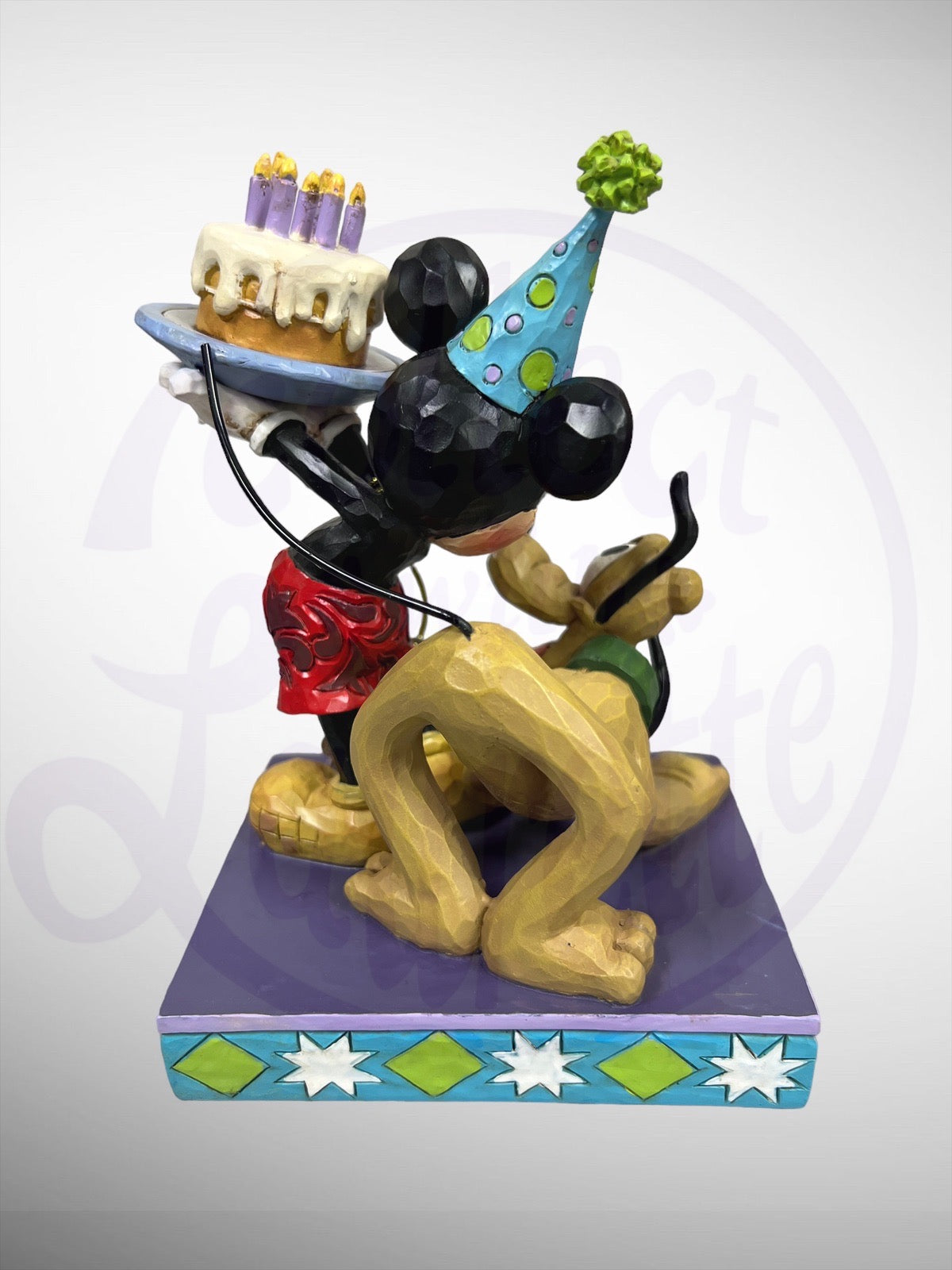 Jim Shore Disney Traditions - Happy Birthday, Pal! Mickey Mouse Pluto Figurine