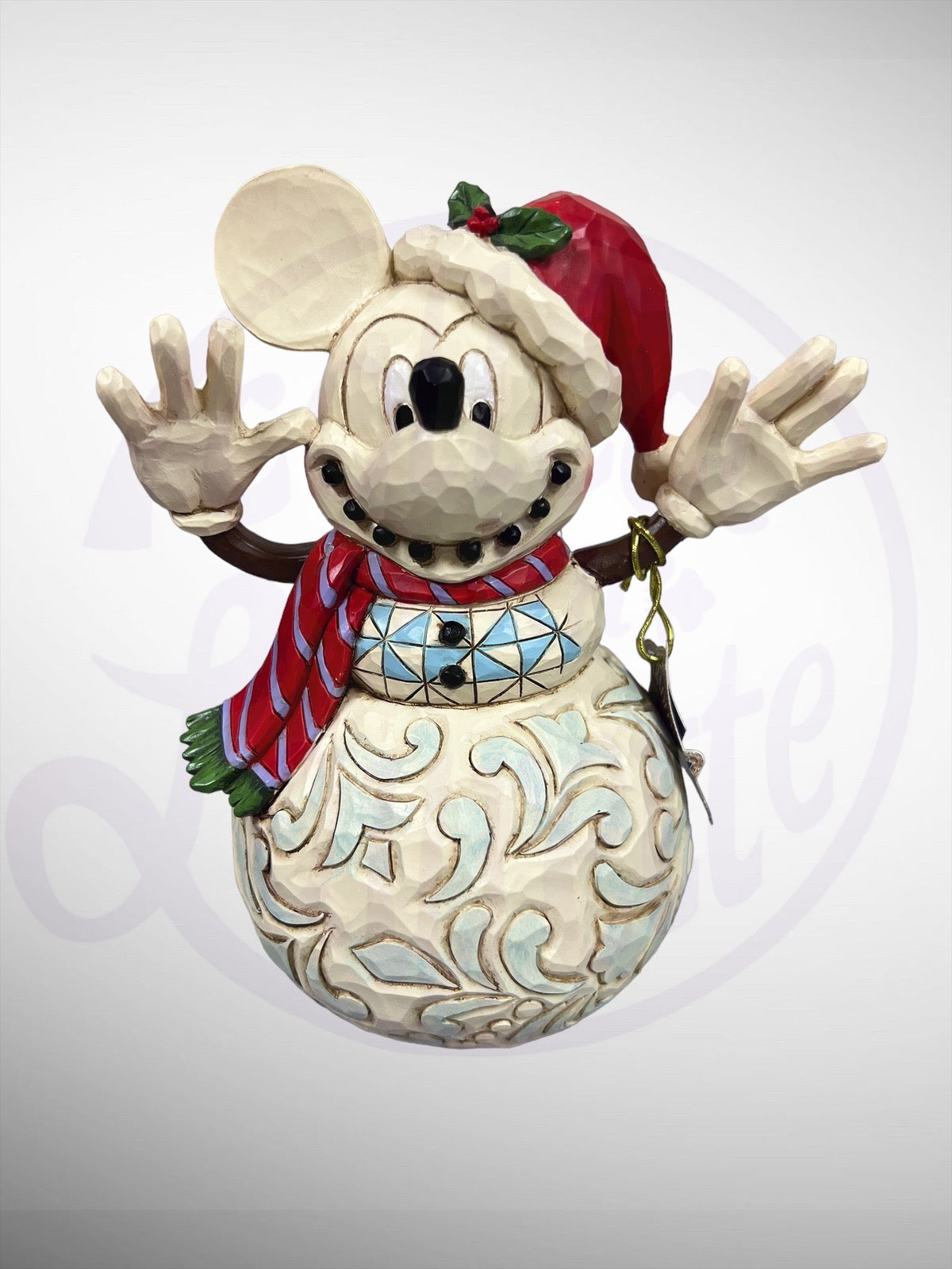 Jim Shore Disney Traditions - Snowy Smiles Mickey Mouse Snowman Figurine