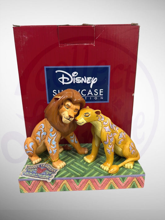 Jim Shore Disney Traditions - Savannah Sweethearts Lion King Simba Nala Figurine
