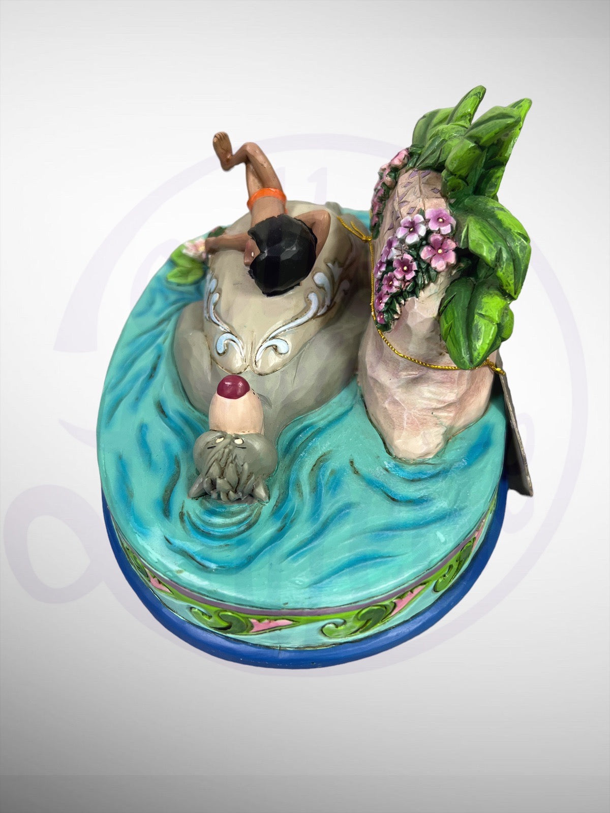 Jim Shore Disney Traditions - Floating Friends Jungle Book Mowgli Baloo Figurine