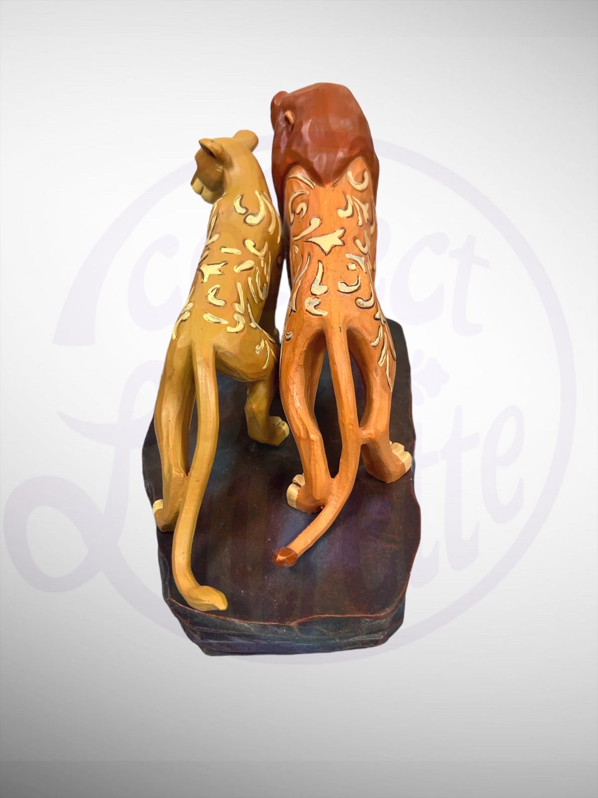 Jim Shore Disney Traditions - Love At Pride Rock Lion King Simba Nala Figurine (No Box)