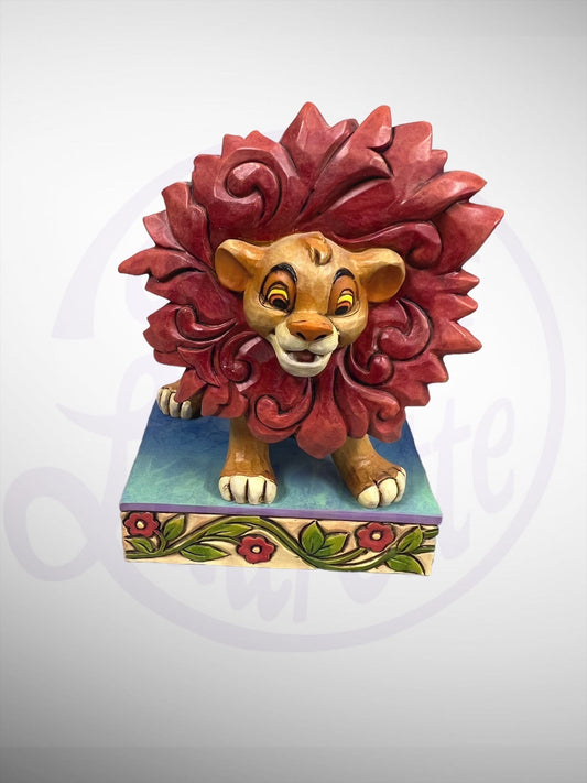 Jim Shore Disney Traditions - Just Can't Wait To Be King Lion King Simba Figurine (No Box)