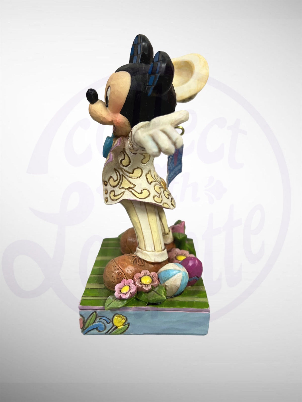 Jim Shore Disney Traditions -Hats Off to Spring! Mickey Mouse Figurine