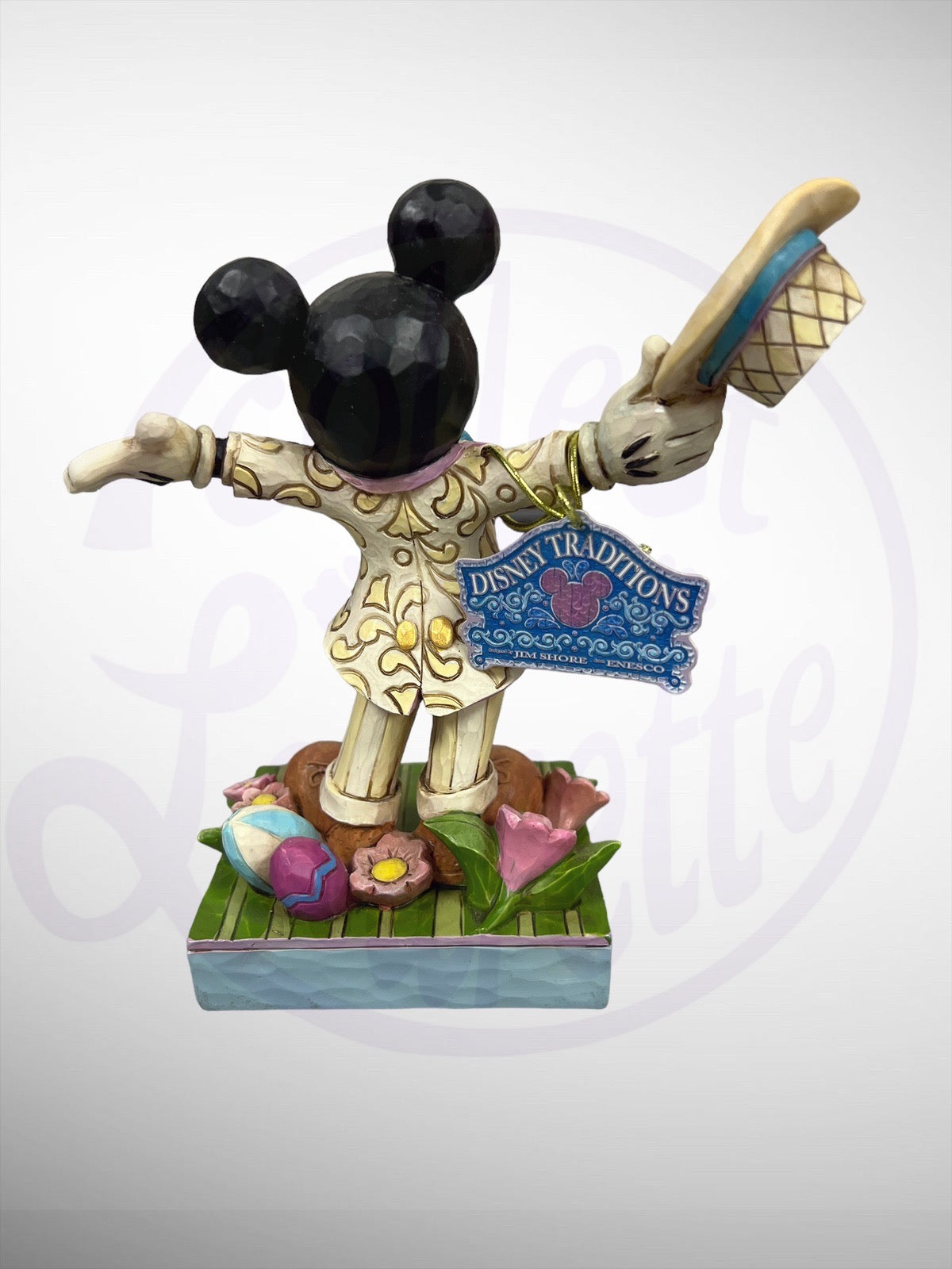 Jim Shore Disney Traditions -Hats Off to Spring! Mickey Mouse Figurine