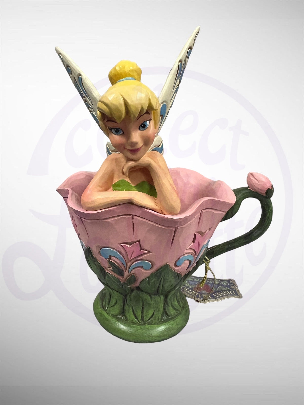 Jim Shore Disney Traditions - A Spot of Tink Tinker Bell Flower Teacup Figurine