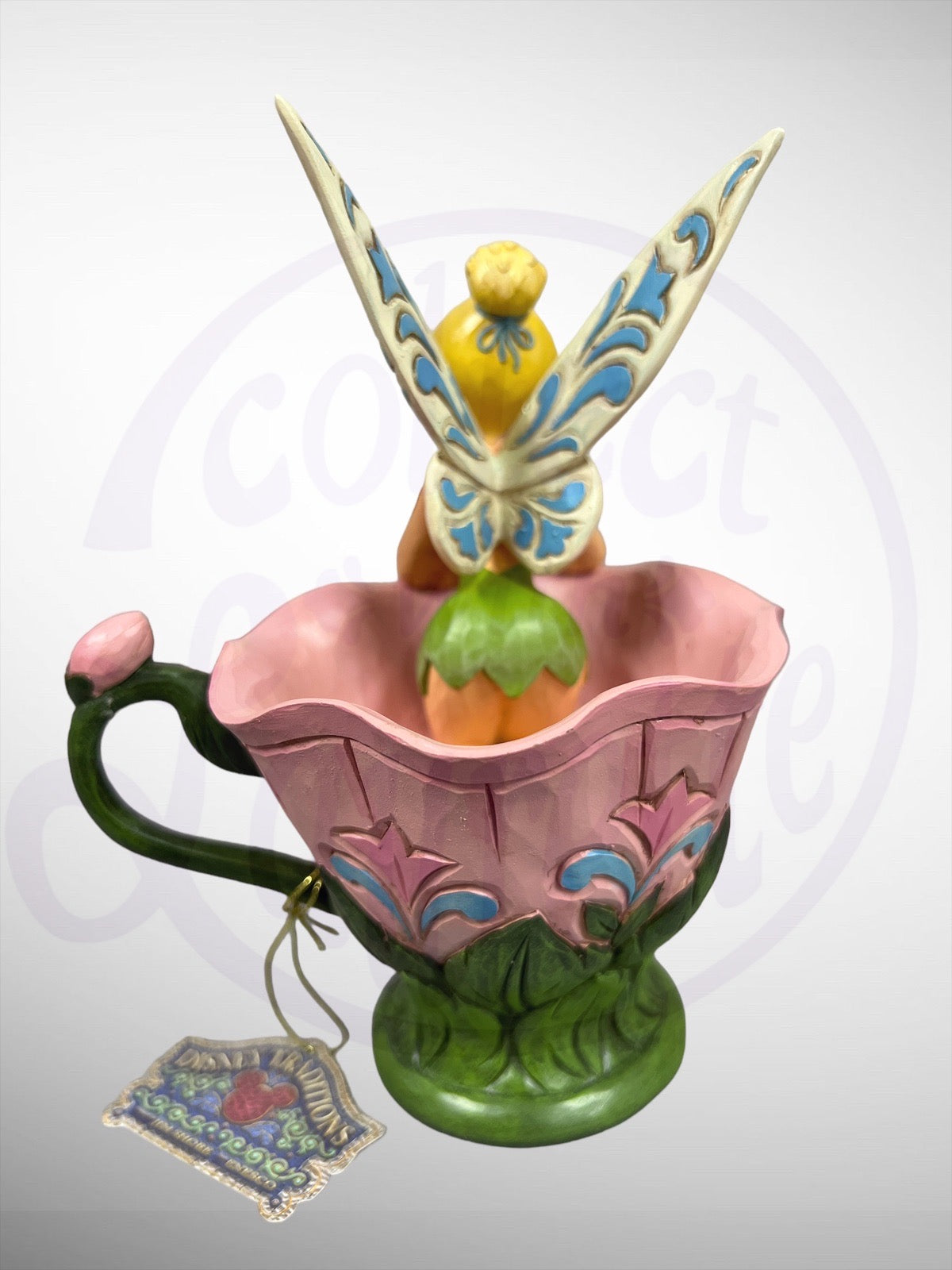 Jim Shore Disney Traditions - A Spot of Tink Tinker Bell Flower Teacup Figurine