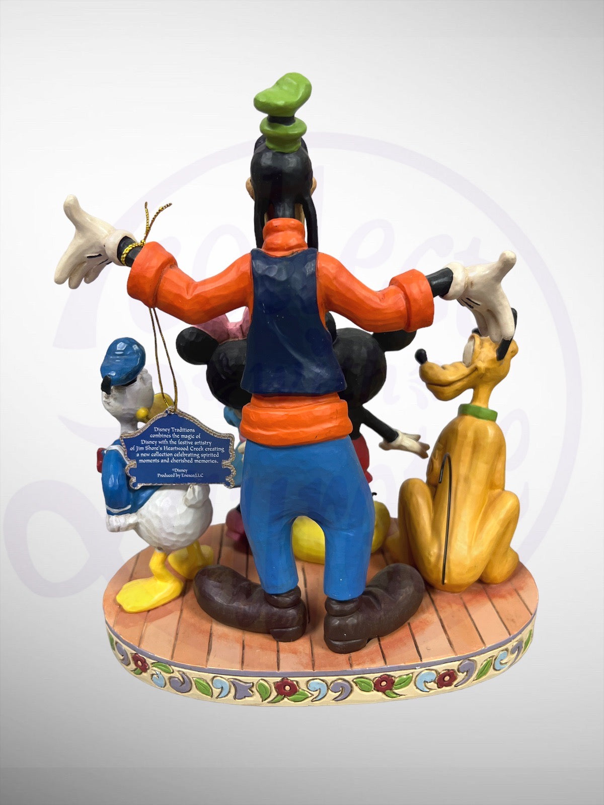 Jim Shore Disney Traditions - The Gang's All Here Mickey Minnie Donald Goofy Pluto Figurine