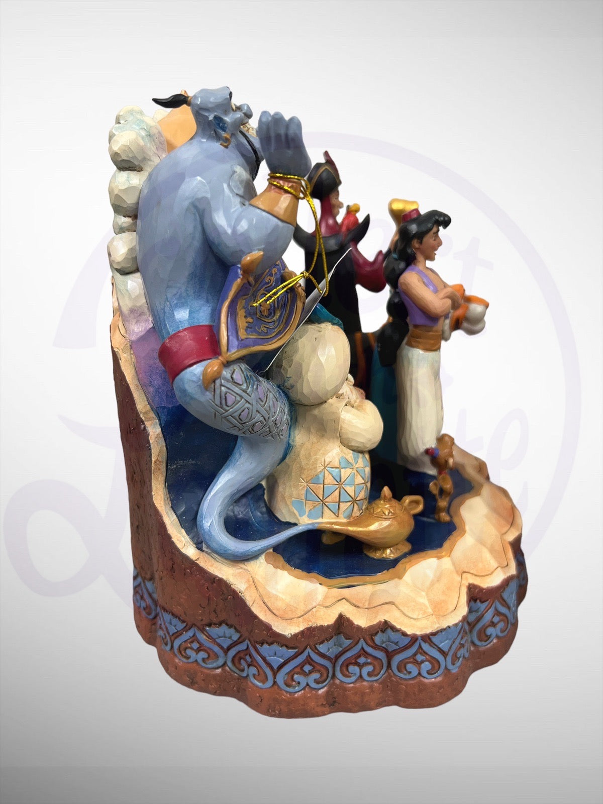 Jim Shore Disney Traditions -  A Wondrous Place Aladdin Carved By Heart Figurine