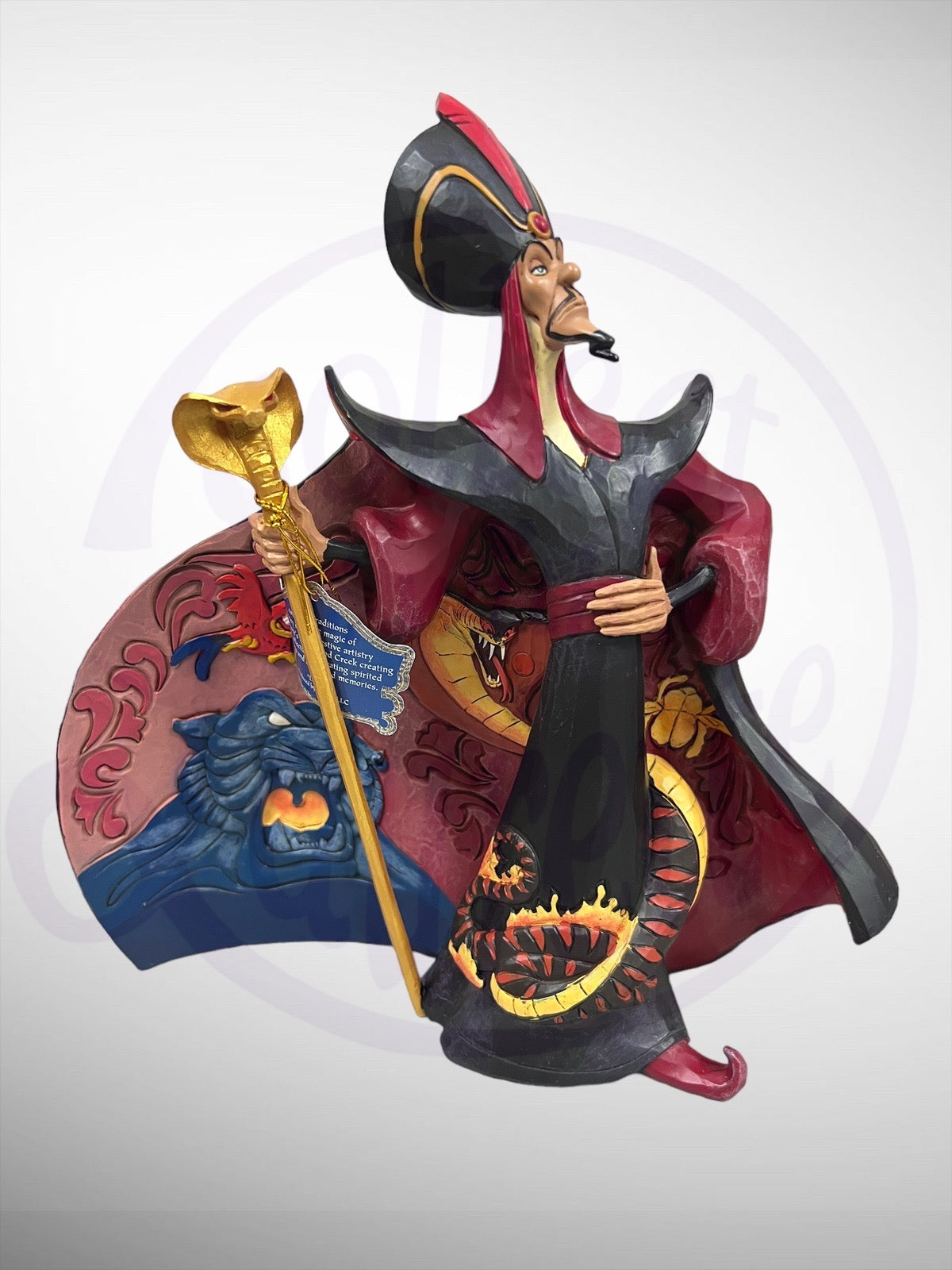 Jim Shore Disney Traditions -  Villainous Viper Jafar Aladdin Figurine