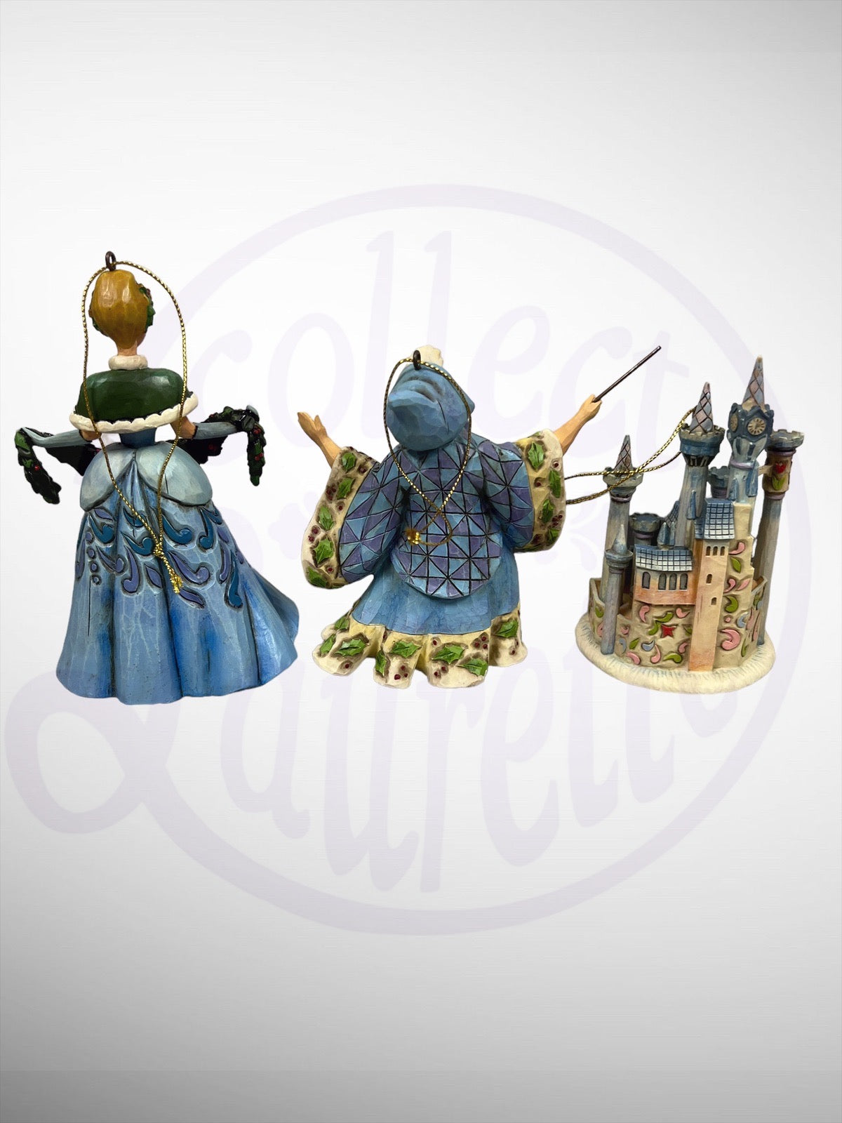Jim Shore Disney Traditions -  Cinderella Holiday Ornament Set