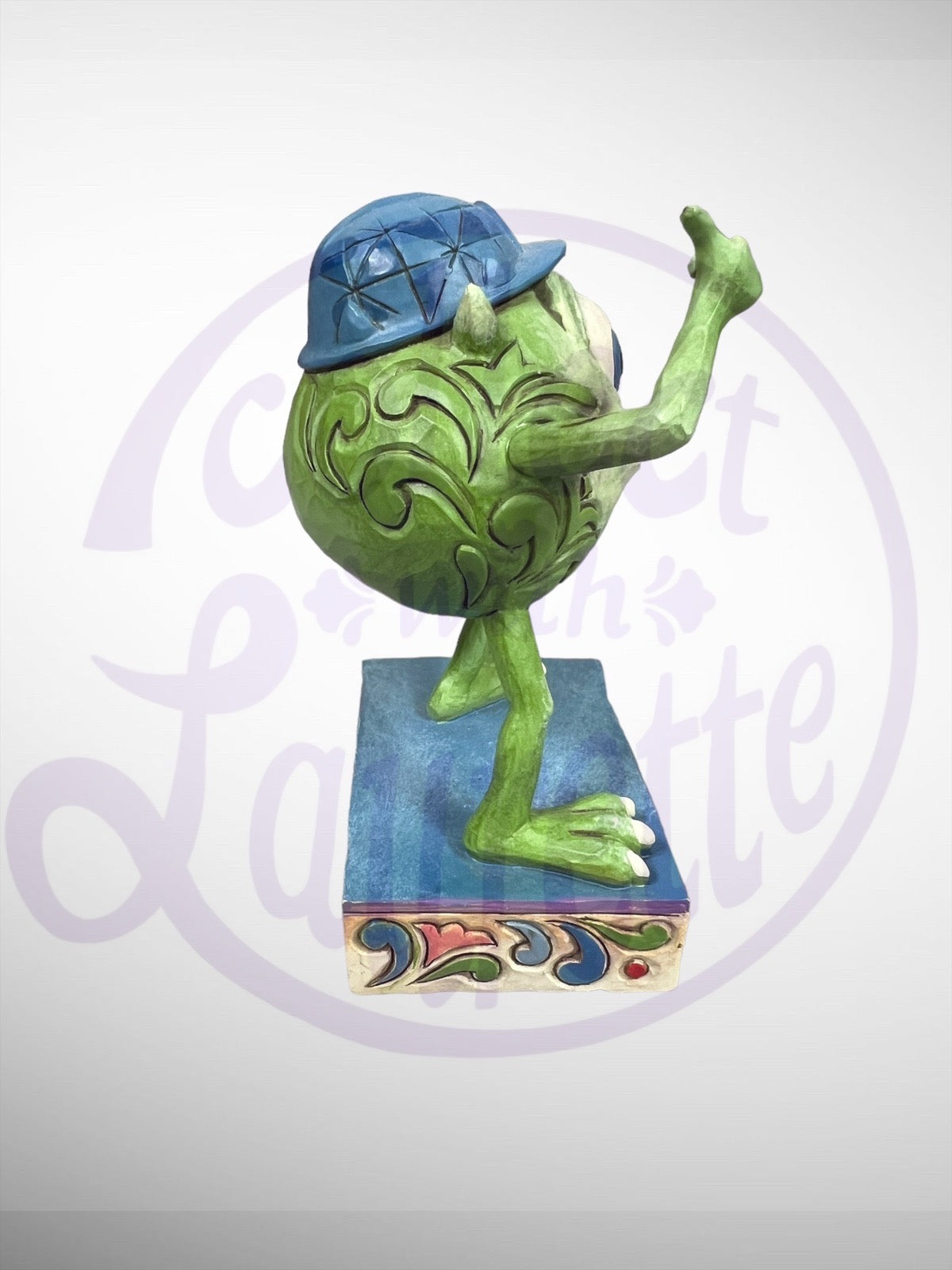 Jim Shore Disney Traditions - Good Morning Monstropolis! Disney / PIXAR Mike Wazowski Monsters Inc Figurine (No Box)