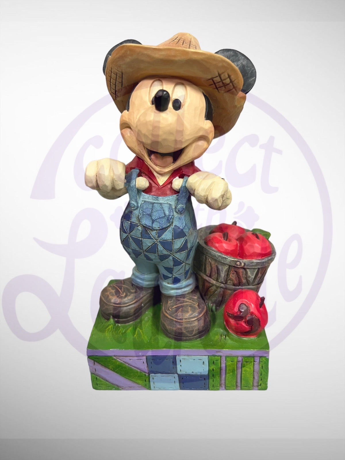 Jim Shore Disney Traditions - Fresh From the Farm Mickey Mouse Figurine (No Box)