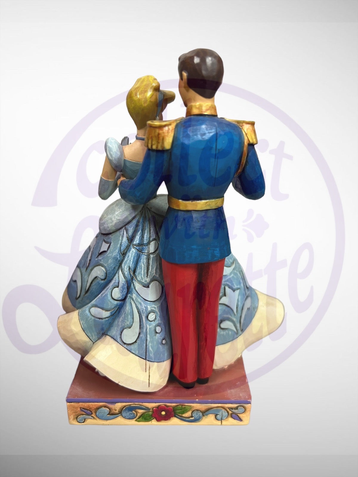 Jim Shore Disney Traditions - Royal Romance Cinderella and Prince Charming Figurine (No Box)