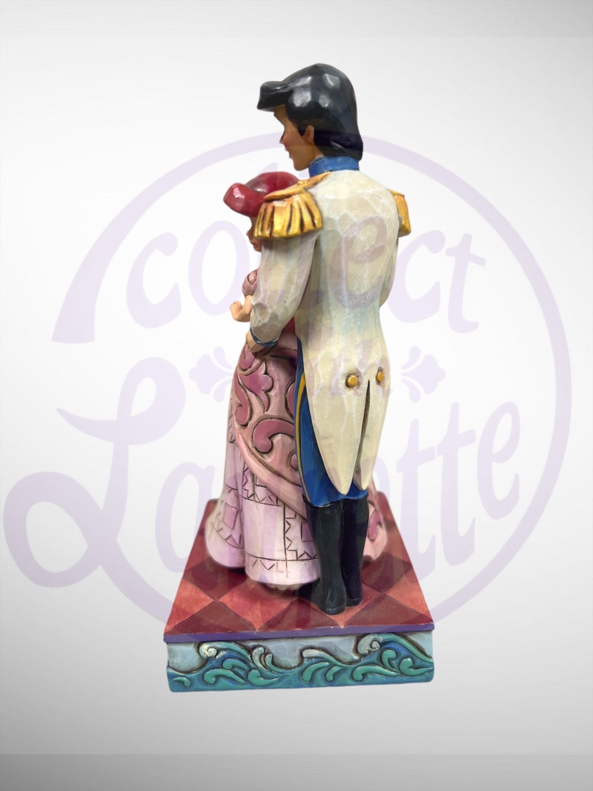 Jim Shore Disney Traditions - Worlds Unite Ariel and Prince Eric Figurine (No Box)