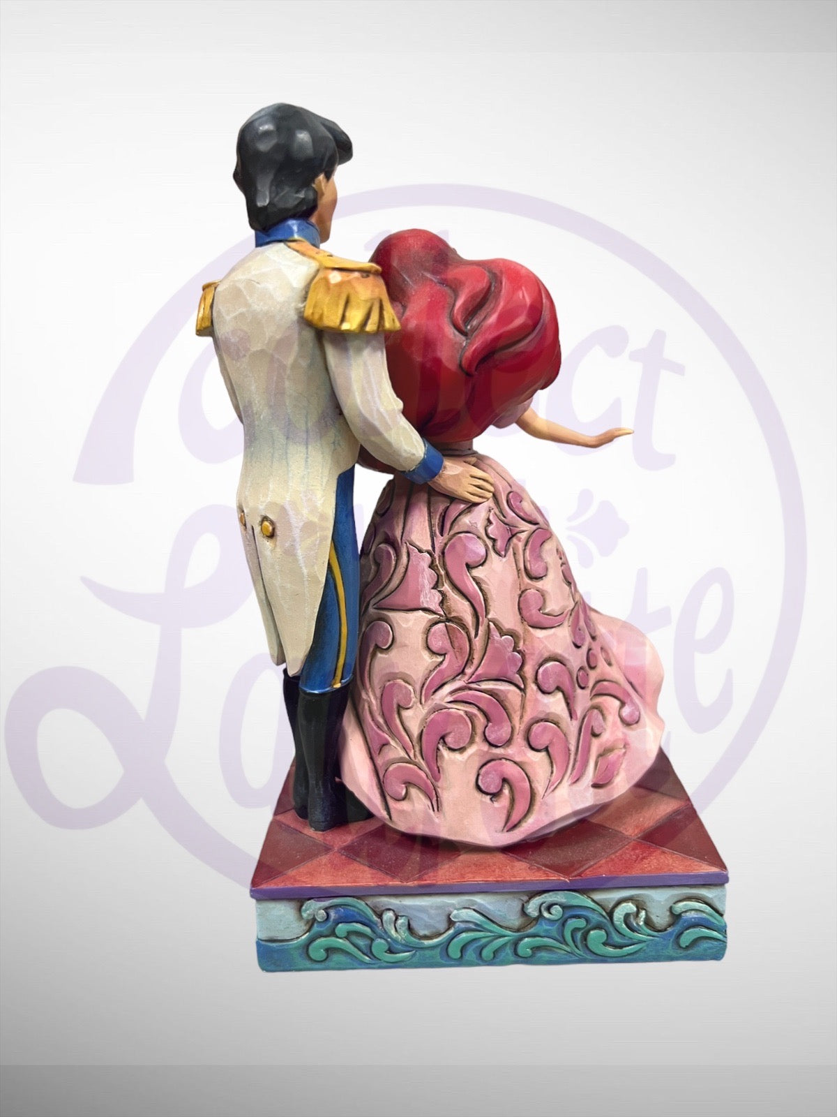 Jim Shore Disney Traditions - Worlds Unite Ariel and Prince Eric Figurine (No Box)