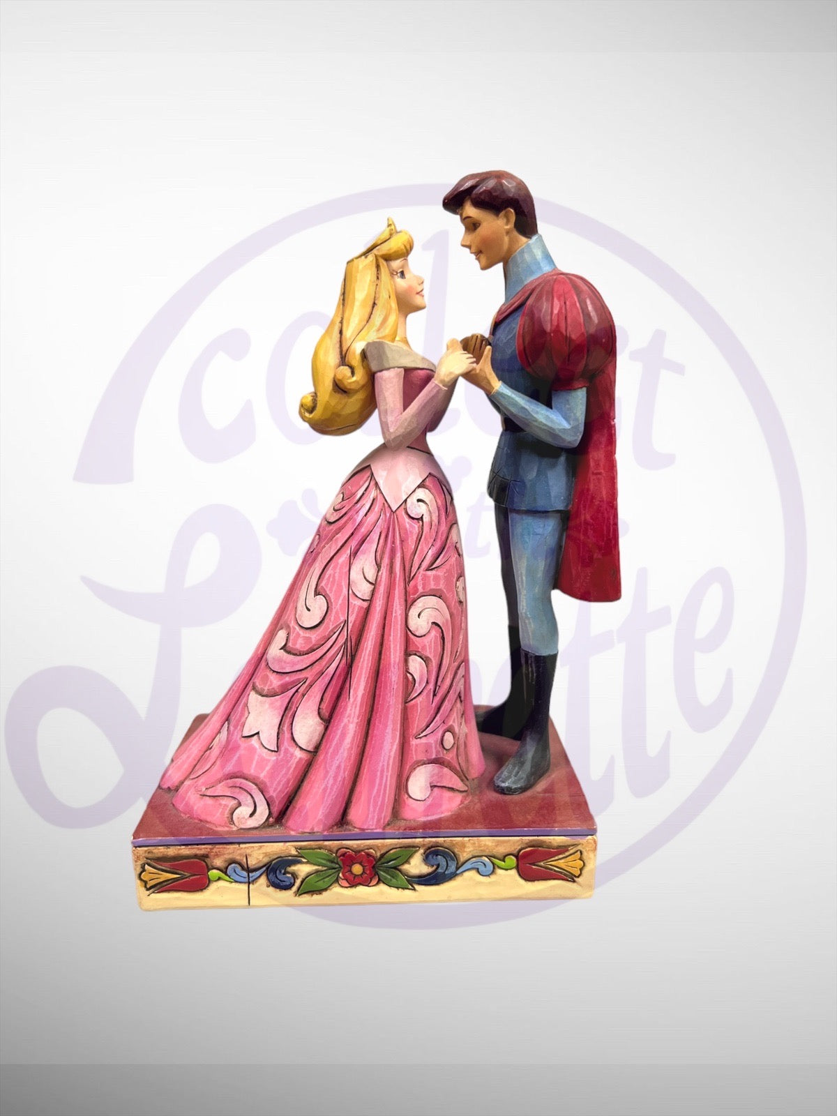 Jim Shore Disney Traditions - Finding True Love Aurora and Prince Phillip Sleeping Beauty Figurine (No Box)