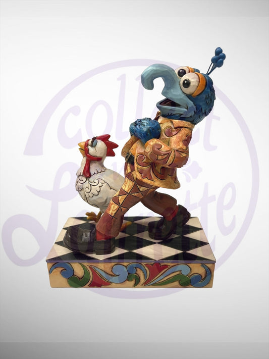 Jim Shore Disney Traditions - Hubba Hubba Gonzo Camilla Muppets Figurine (No Box)