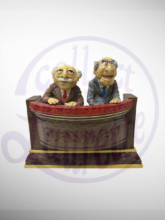 Jim Shore Disney Traditions - Critical Curmudgeons Statler Waldorf Muppets Figurine (No Box)