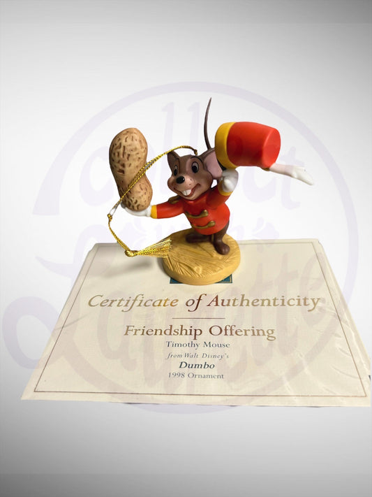 Walt Disney Classics Collection - WDCC Friendship Offering Dumbo Timothy Mouse Ornament Figurine
