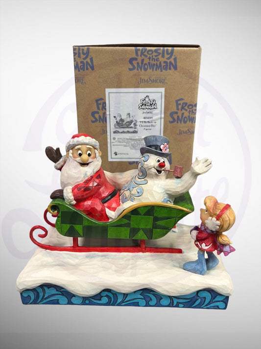 Jim Shore Frosty the Snowman - I'll Be Back On Christmas Day Figurine
