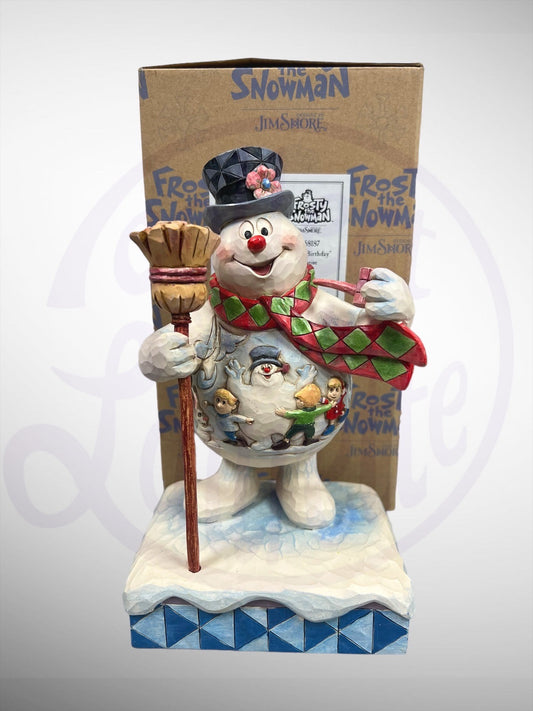 Jim Shore Frosty the Snowman - Happy Birthday Frosty Figurine