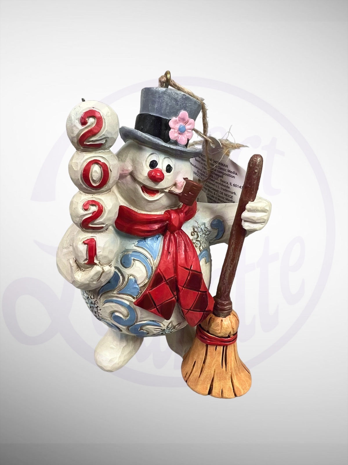 Jim Shore Frosty the Snowman - Frosty Dated 2021 Ornament Figurine