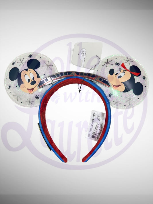 Disney Parks Ear Headband -  Loungefly Contemporary Resort 50th Anniversary Monorail