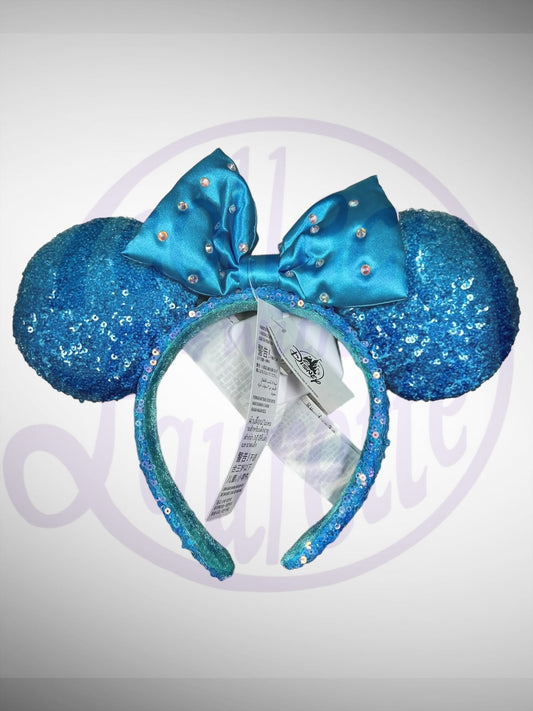 Disney Parks Ear Headband - Cerulean Blue Sparkle