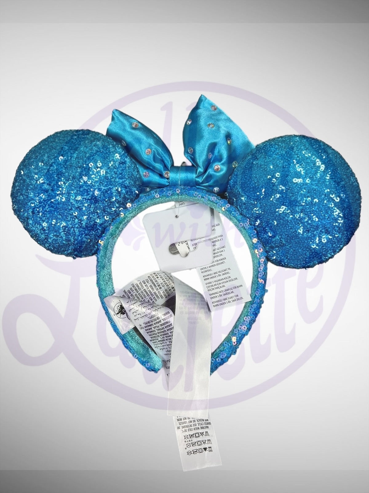 Disney Parks Ear Headband - Cerulean Blue Sparkle