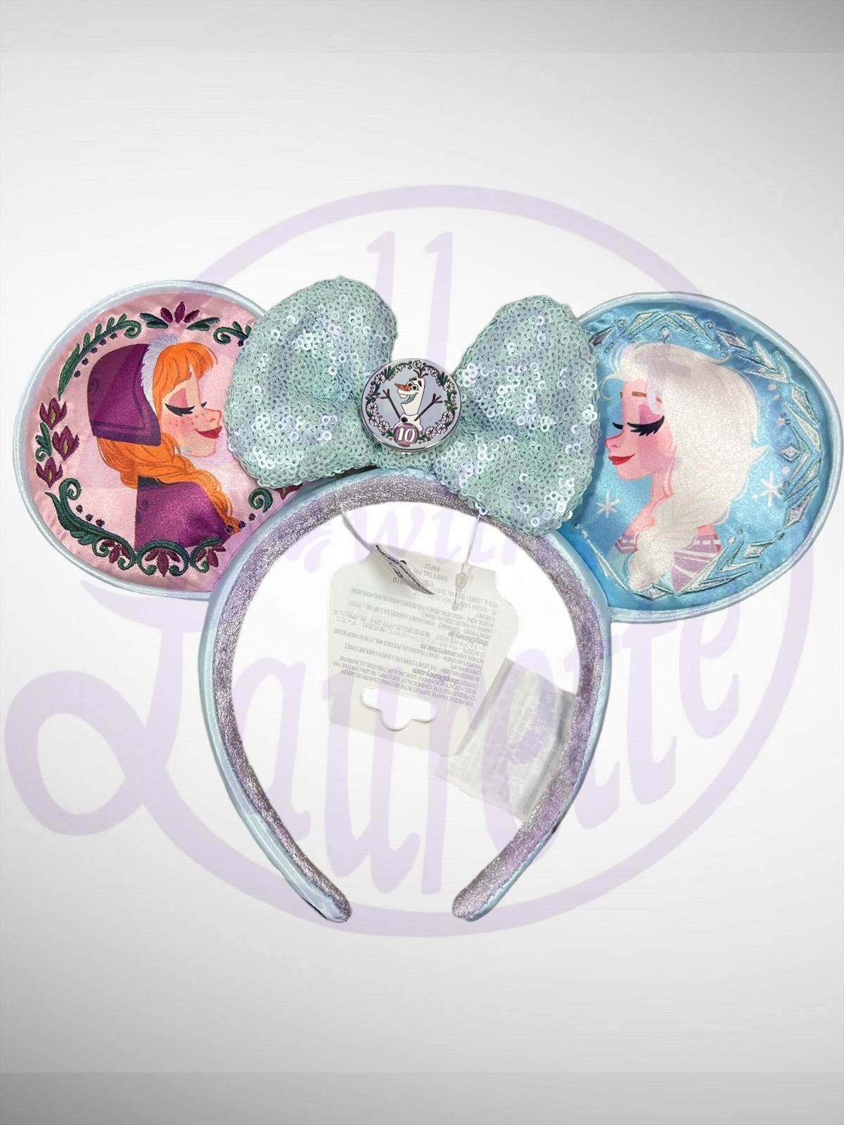 Disney Parks Ear Headband - Frozen 10th Anniversary Anna Elsa Olaf