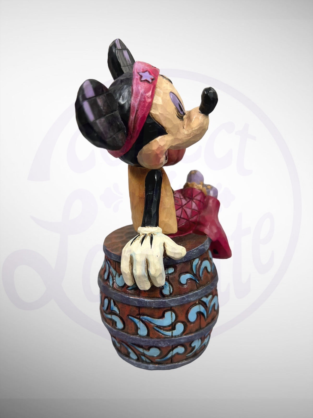 Jim Shore Disney Traditions - Boo-Caneers! Minnie Mouse Halloween Pirate Figurine (No Box)