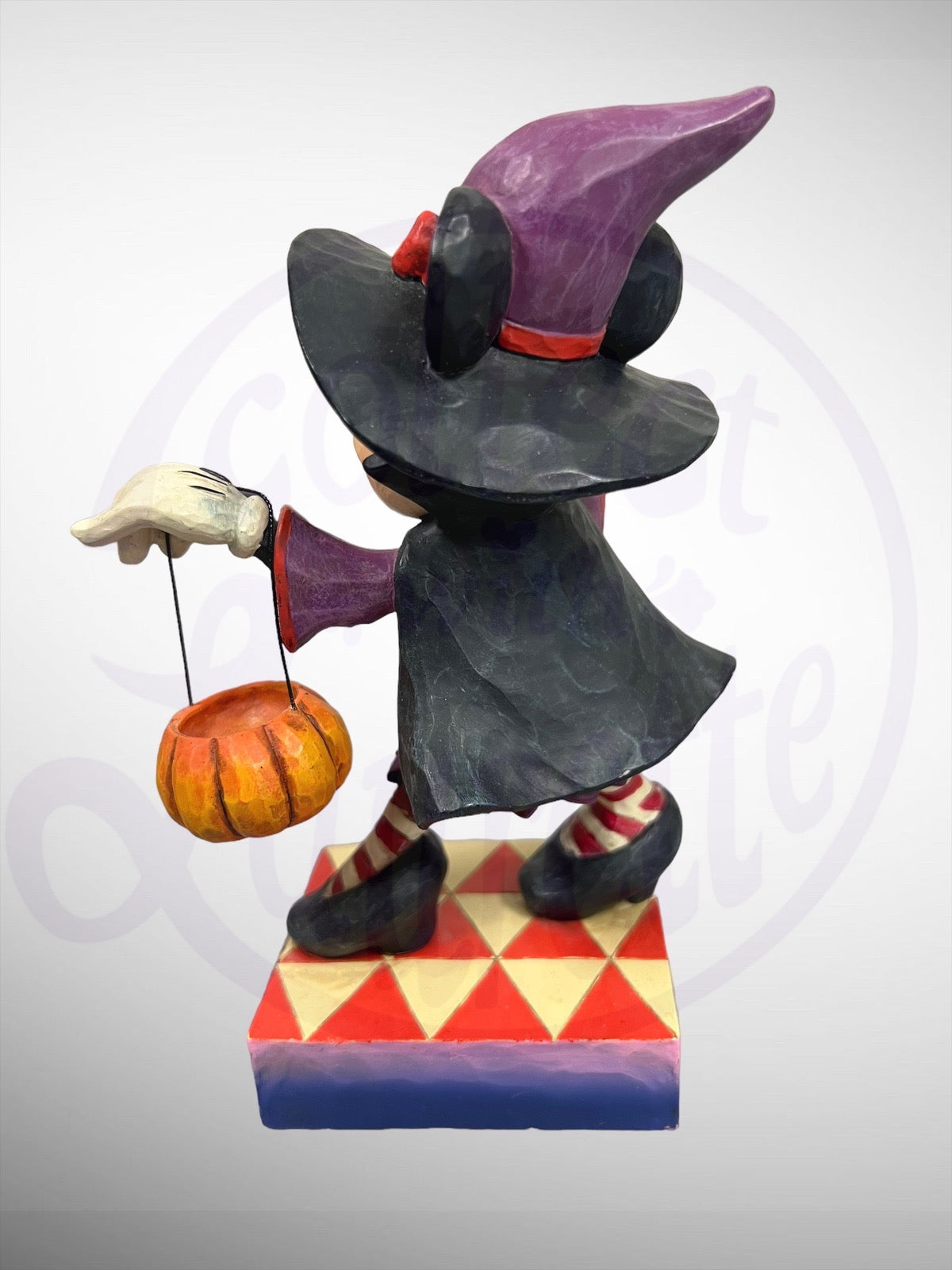 Jim Shore Disney Traditions - Sweet Treat Minnie Mouse Halloween Witch Figurine (No Box)