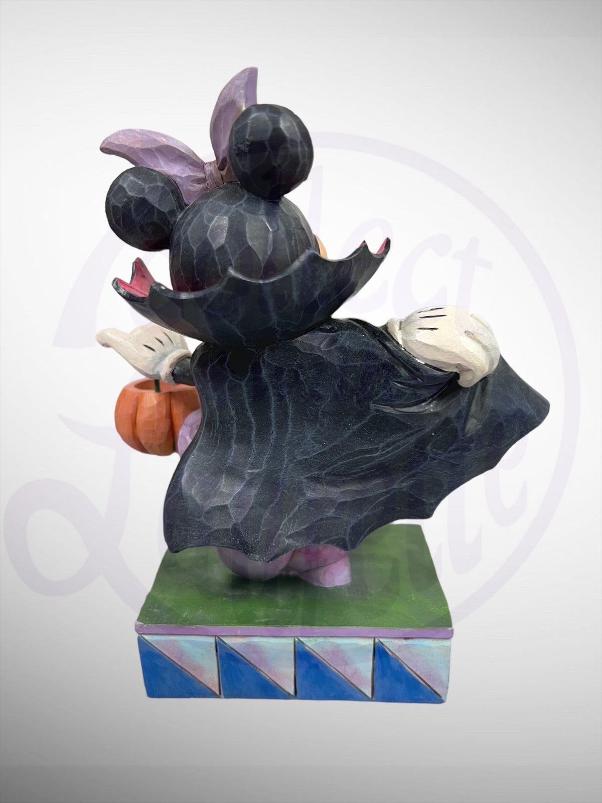 Jim Shore Disney Traditions - Violet Vampire Minnie Mouse Halloween Figurine (No Box)