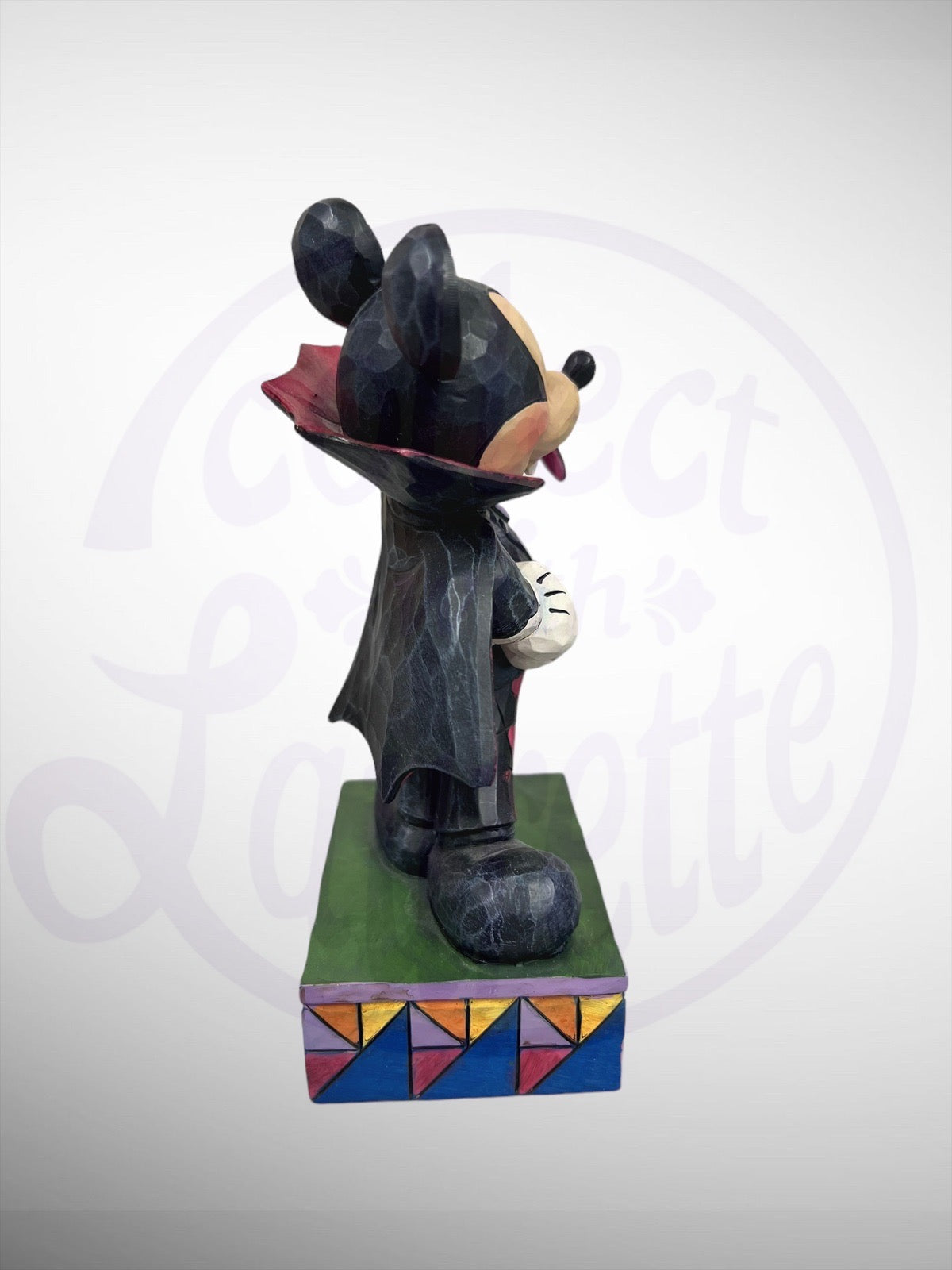 Jim Shore Disney Traditions - Colorful Count Mickey Mouse Halloween Figurine (No Box)