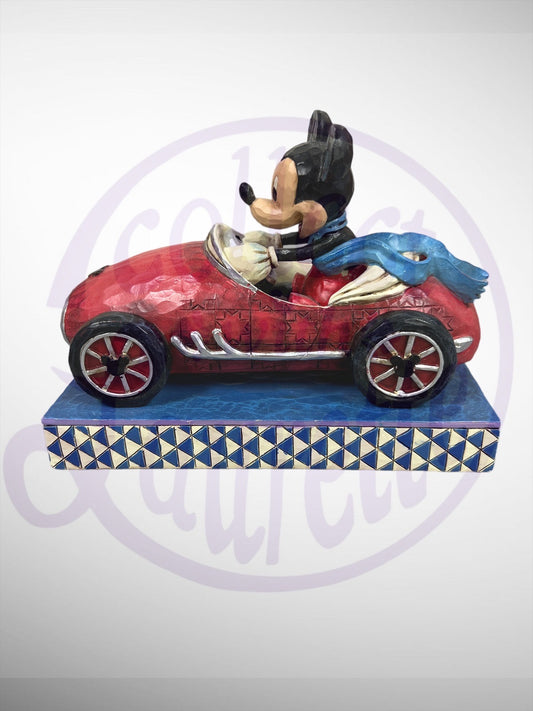 Jim Shore Disney Traditions - Roadster Mickey Mouse Figurine (No Box)