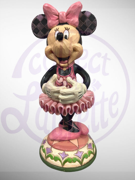 Jim Shore Disney Traditions - Beautiful Ballerina Minnie Mouse Nutcracker Small Figurine (No Box)