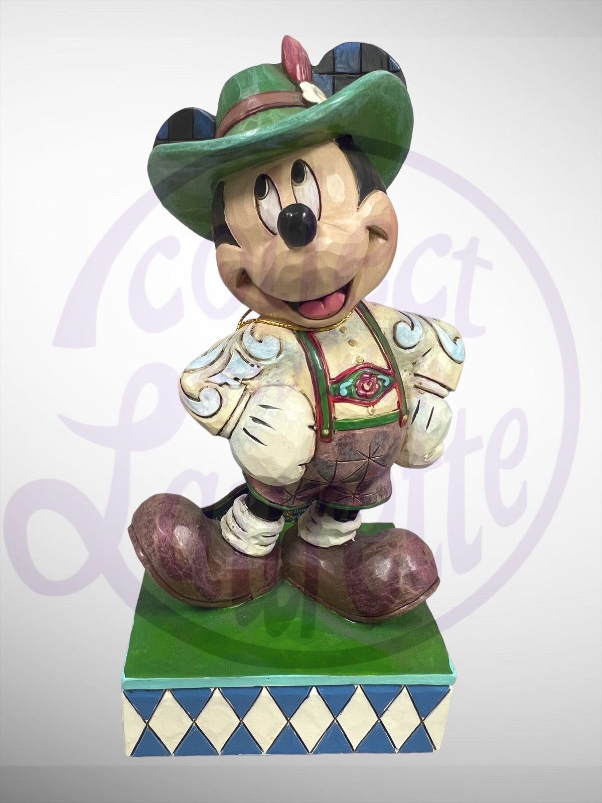 Jim Shore Disney Traditions - Greetings from Germany Mickey Figurine