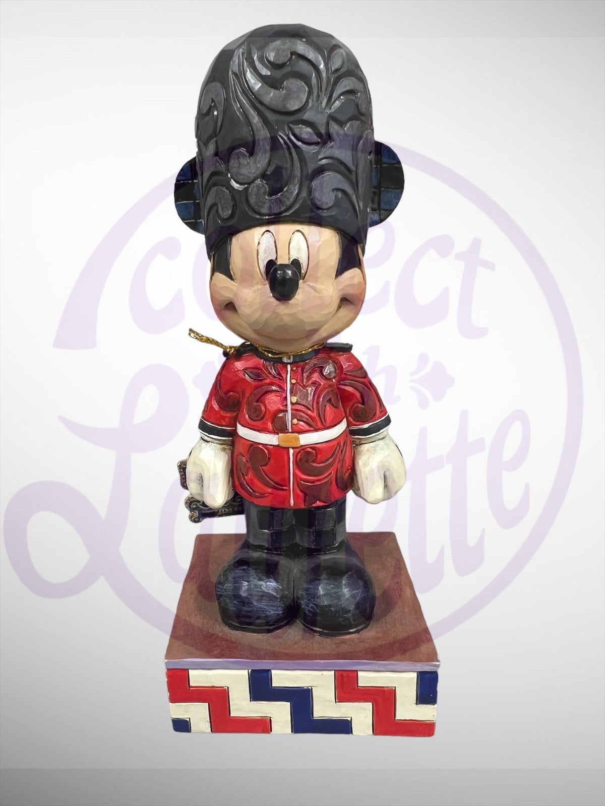 Jim Shore Disney Traditions - Greetings from England Mickey Figurine