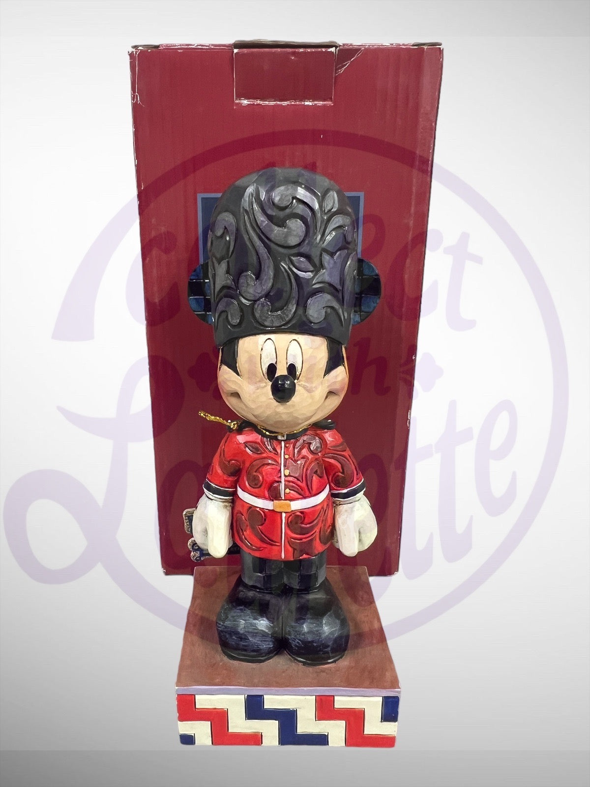 Jim Shore Disney Traditions - Greetings from England Mickey Figurine