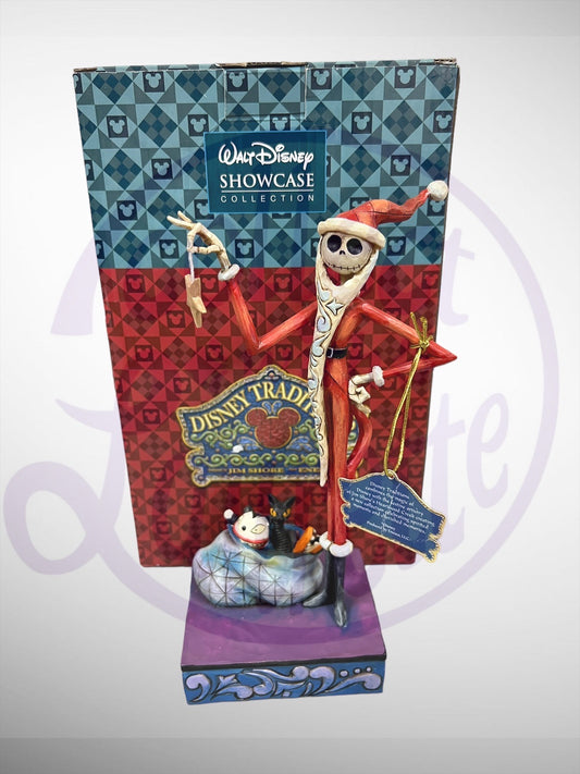 Jim Shore Disney Traditions - Santa Jack Is Coming To Town Nightmare Before Christmas Figurine