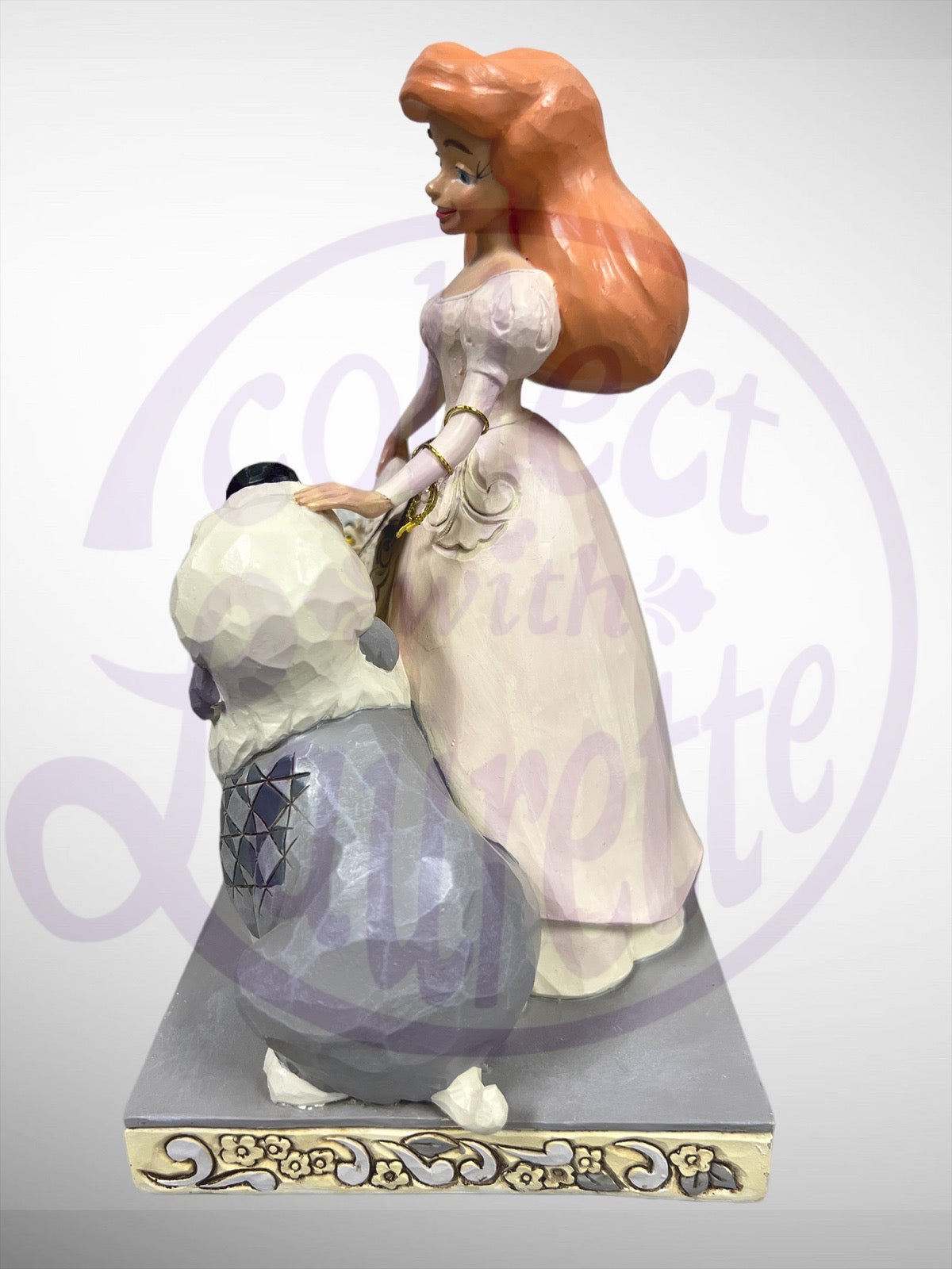 Jim Shore Disney Traditions - Spirited Siren Ariel Max Scuttle White Woodland Figurine