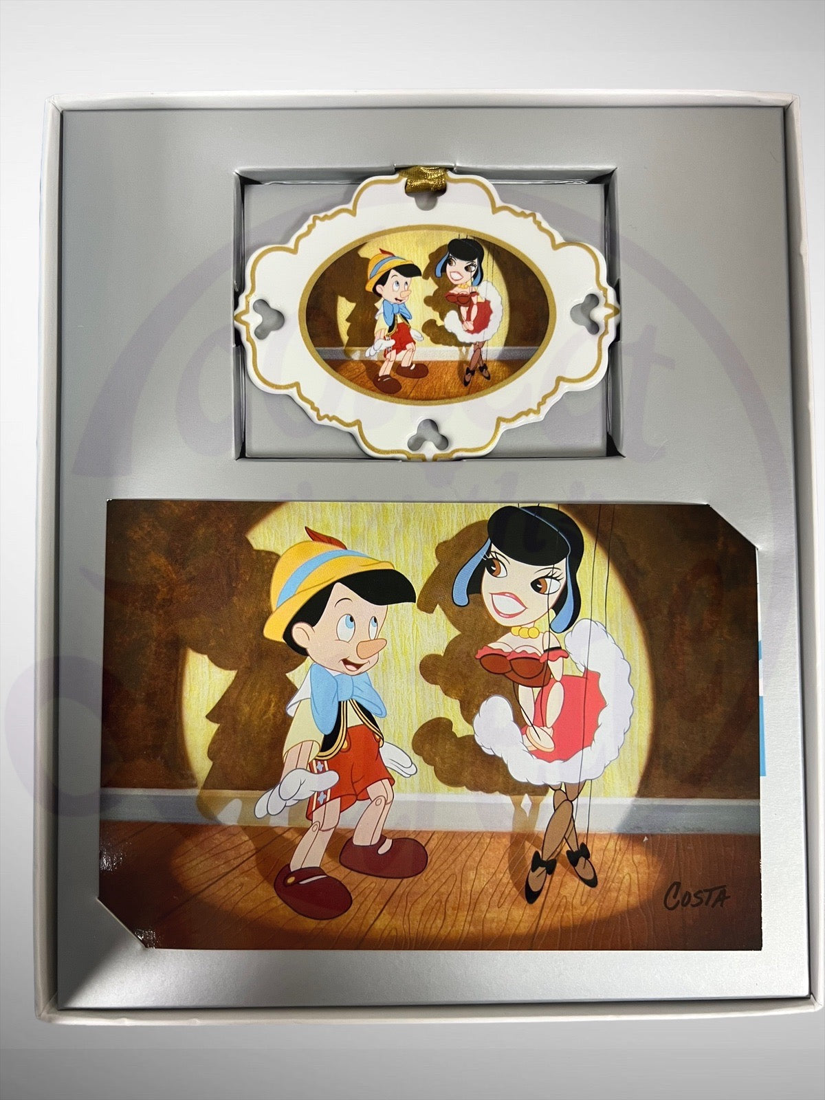 Disney Sketchbook Artist Series Ornament & Lithograph Collection - Pinocchio