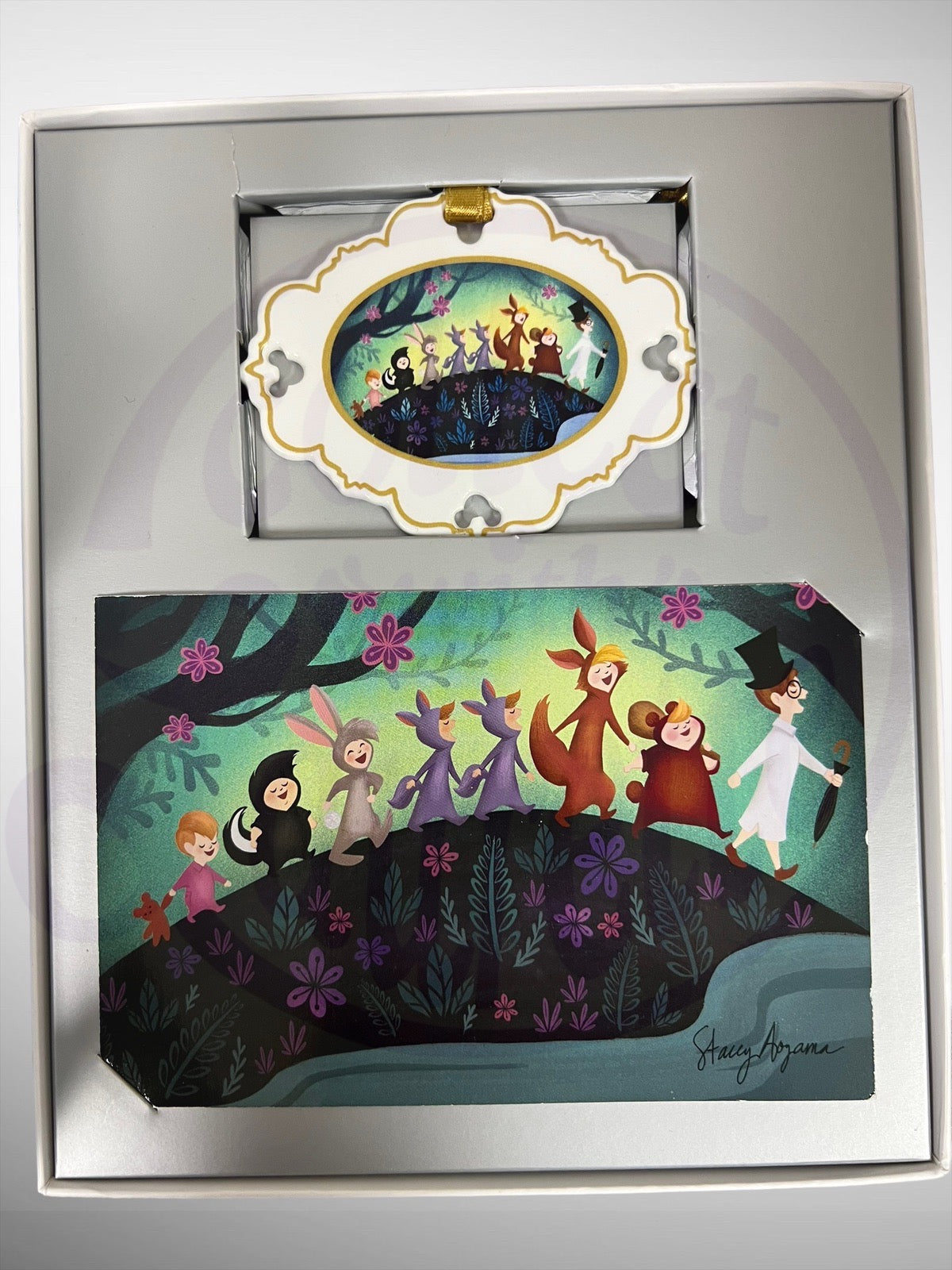 Disney Sketchbook Artist Series Ornament & Lithograph Collection - Peter Pan The Lost Boys