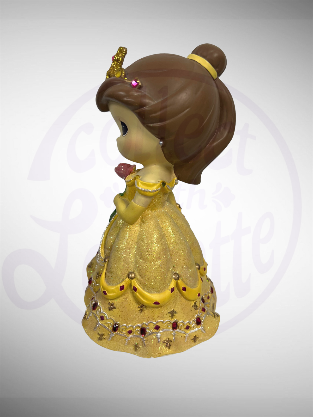 Disney Showcase Collection - Precious Moments - Disney Belle Rotating Musical Figurine