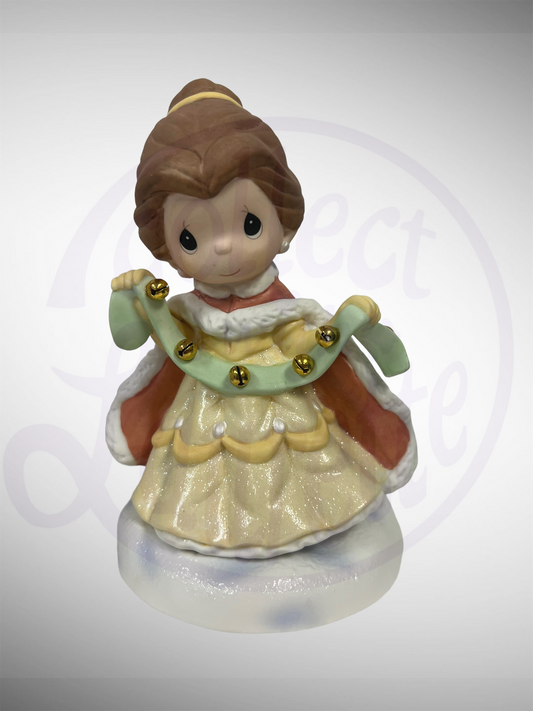 Disney Showcase Collection - Precious Moments - Your Love Rings True Belle Holiday Figurine