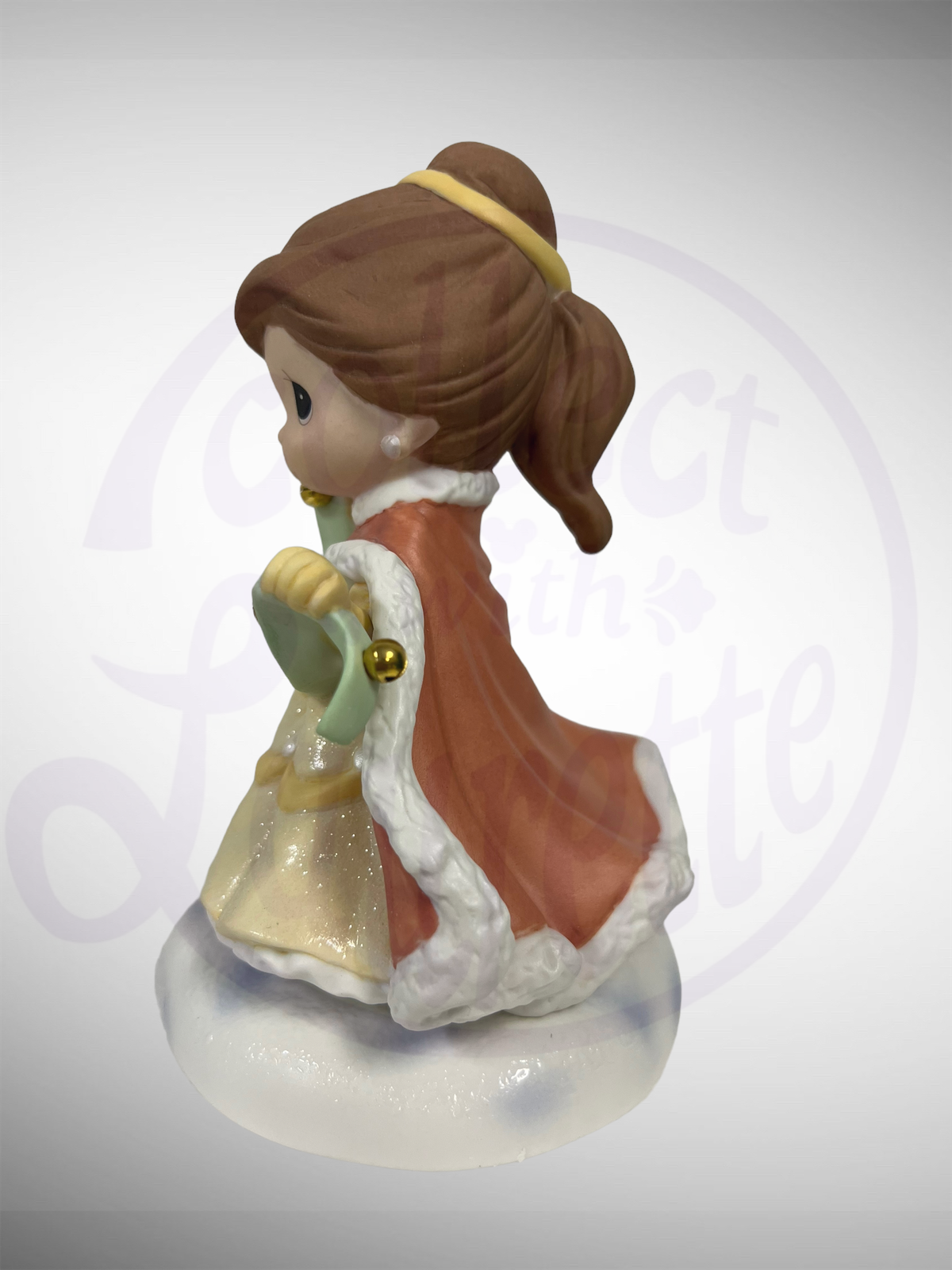 Disney Showcase Collection - Precious Moments - Your Love Rings True Belle Holiday Figurine