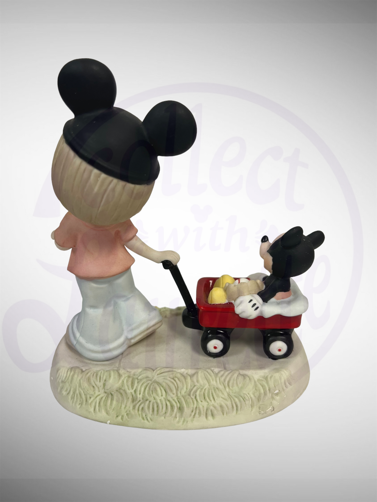 Disney Showcase Collection - Precious Moments - Wherever The Road Leads, Together We'll Always Be Mickey and Boy Figurine