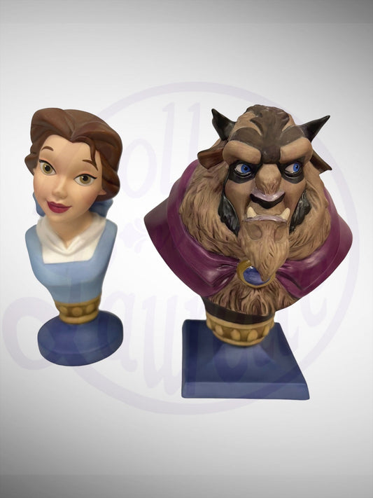 Walt Disney Classics Collection - WDCC Beauty and the Beast Belle and Beast Busts Figurines