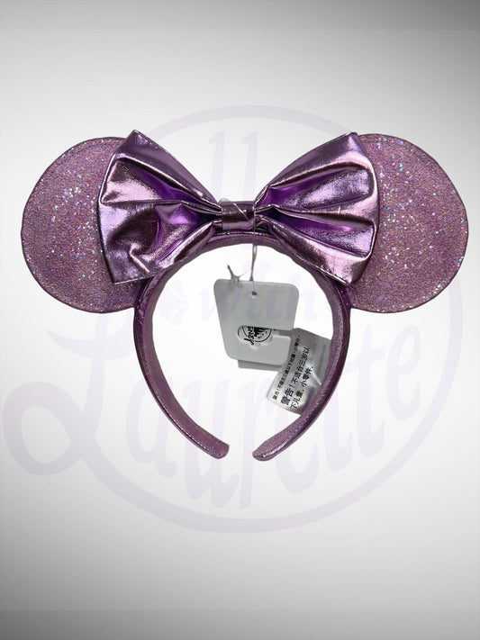 Disney Parks Ear Headband -  Minnie Mouse Lavender Sparkle