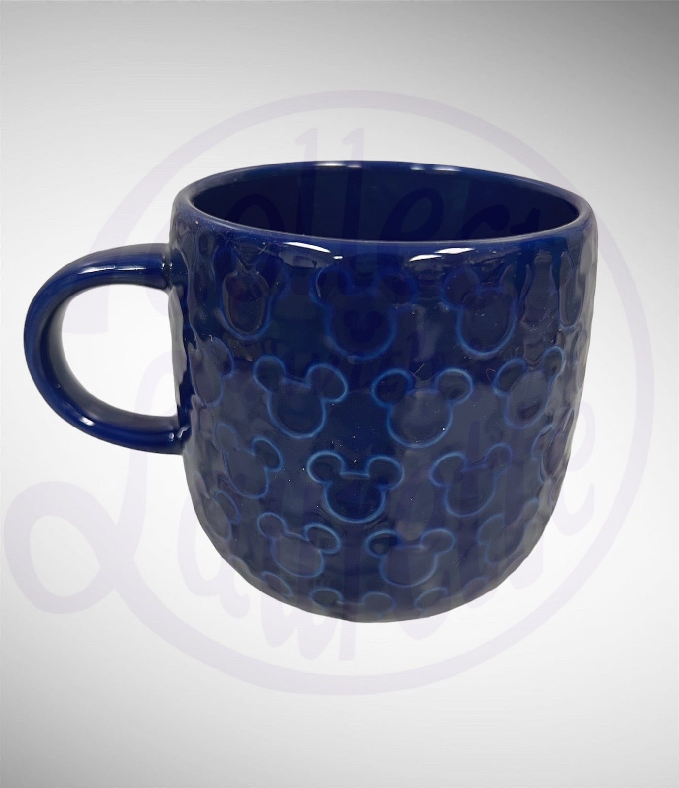 Disney Parks Coffee Mug - Mickey Mouse Raised Icon Blue